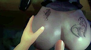 i fucked tracer in the spa, anal style