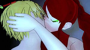 Jaune and Pyrrha Engage in Anal Sex with Big Tits POV