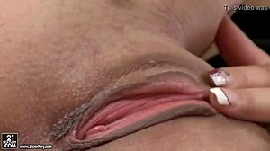 Brandy Smile Looks Fabulous In Black Fishnets Showing Off Every Curve And Angle