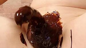 Japanese gay duo crafts chocolate banana treat