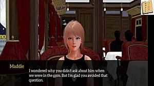 in my new family, the blonde and redhead play with small tits