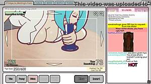 Nicole in Risky Job Hentai: Camgirl Masturbates Watching Exposed Tits in Episode 4