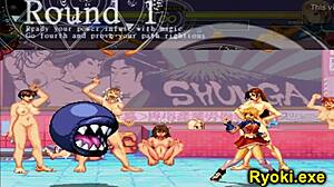 kuromaru battles maria the queen of fighters