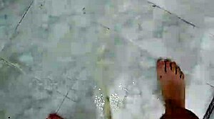 Amateur twink pees in shower with cute neighbors