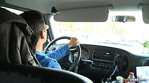 Beautiful Teen Fucked Hard In Van