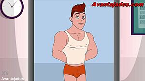 Gay Porn Cartoon Of Endowed Hetero