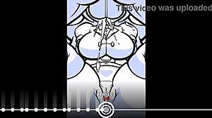 plucknix fucked intensely by a huge cock to the rhythm of the music, game cartoon fucking group anime banging big cock