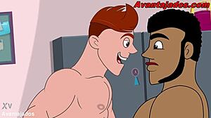Gay Porn Cartoon Of Endowed Hetero