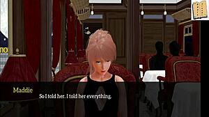 in my new family, the blonde and redhead play with small tits