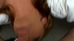 Pretty Babe Rubs Dick On Her Face With Deepthroat