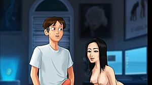 Summertime Saga AI Virtual Reality Sex Scene with Teasing