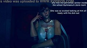 Chun li fights and gets fucked in 3d.