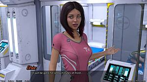 Hanblivá emo dievča s obrovskými cicmi uviazne vo vesmíre 41