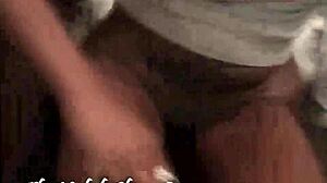 Hood bitch gets fucked by gangbangers!