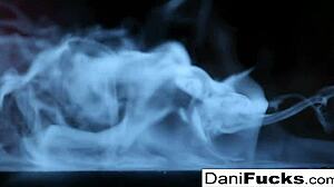 Dani Daniels rocks gothic vampire look while fucking herself to orgasm 😈