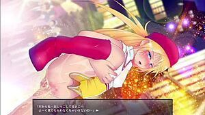 In the game, girl says 'expose me more'