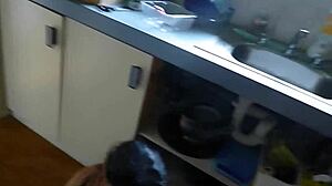 Duk and David enjoy pool spa with pee