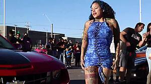 Darleen davne at the car wash event in calama part two