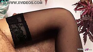 濡れたCFNMセックス、シャワーでRomana Ryderと