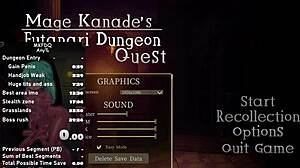 Mage Kanade Explores Futanari Dungeon Quest