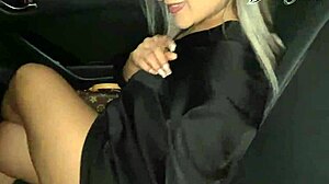 Beautiful Latina Naty Delgado Rides In Public Car Sex.