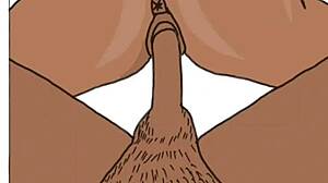 African Couple Fucking In Drawing Part 2