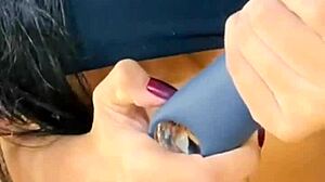 Prostitute licks cock for money