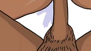 African Couple Fucking In Drawing Part 2