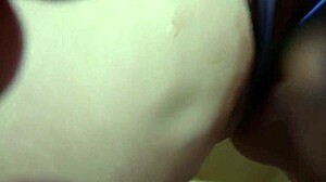 Duk and David enjoy pool spa with pee