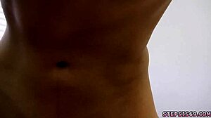 teen says, suck my big cock, step sis