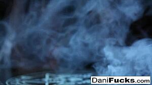 Dani Daniels rocks gothic vampire look while fucking herself to orgasm 😈