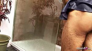 wet cfnm sex in shower for romana ryder