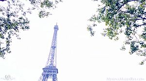melena maria rya teases outdoors in paris