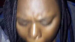 i'm texting my boyfriend before choking on a massive cumshot