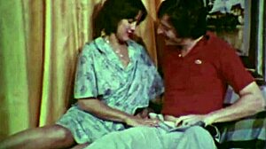 Vintage swinging sixties step mother shows hairy charm