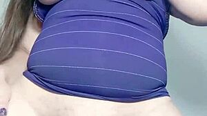 hey, unsatisfied neighbor masturbates for me in leggings - next time raw creampie inside her big ass!