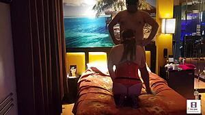 I Am The Peruvian Couple In Red Corset, Feeling So Sexy