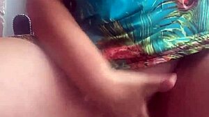 I'm fingering my shaved pussy in public.