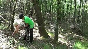 Busty tattooed mature goes wild with outdoor anal! 🔥