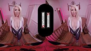 Spider gwen blows your mind with her mouth and pussy in vrporn?