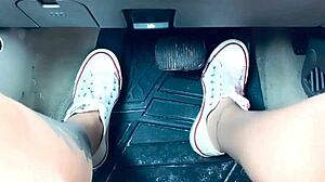 Pedal Pumping Feet Fetish Masturbation