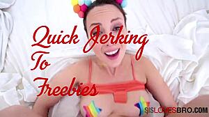 Jade Nile toma polla del hermanastro antes de marcha del orgullo