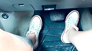 Pedal Pumping Feet Fetish Masturbation