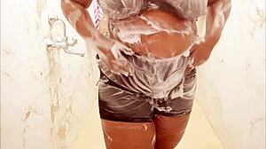 Manipuri Sexy Girl Fondles Her Large Tits And Boobs