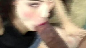 Young babe gets fucked in intense scene with blowjob action