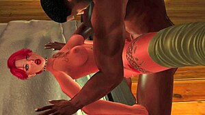 Dutch Treat Featuring European Redhead in 3D Cartoon