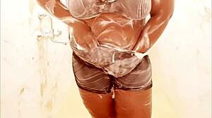 Manipuri Sexy Girl Fondles Her Large Tits And Boobs