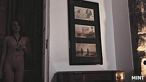 Wow! Horny Talia Mint's bush and feet fetish!