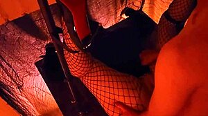 Where am I? Lost girl on breeding table squirts and gets creampie.