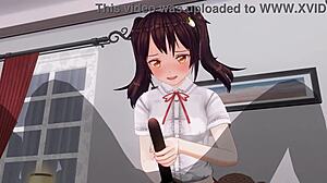 Japanese Anime Sister Handjob